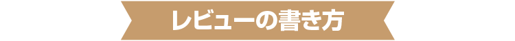 レビューの書き方
