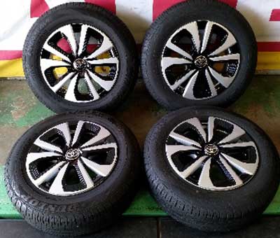 買取実績・50系プリウス純正アルミホイール+エナセーブEC204(195/65R15)セット-1