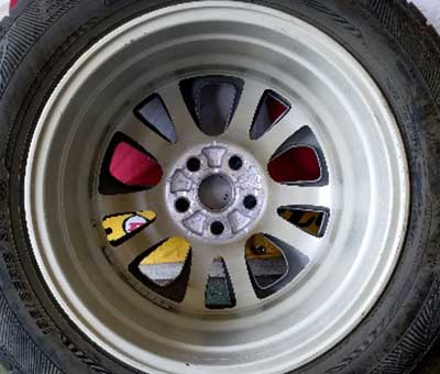 買取実績・50系プリウス純正アルミホイール+エナセーブEC204(195/65R15)セット-2