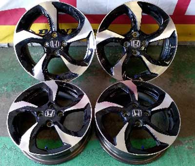 買取実績・【前後異サイズ】S660純正アルミホイール-1
