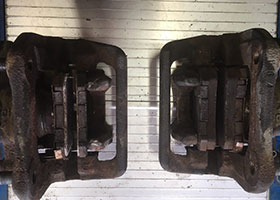 車検前のセルフチェック4・ブレーキパッドの残量