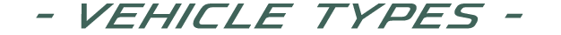 VEHICLE TYPES -車種種別-