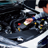 コーティングプレミアム仕様-エンジンルームの中