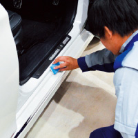 コーティングプレミアム仕様-ドア内側ステップ部分