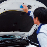 コーティングプレミアム仕様-ボンネットの裏側