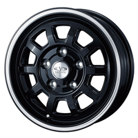 Weds(ウェッズ) VICENTE ヴィセンテ ブラックポリッシュライン 14インチ PCD114.3 5穴