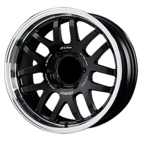 RAYS(レイズ) A・LAP エーラップ ブラック/リムDC(BD) 17インチ PCD139.7 6穴