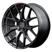 RAYS(レイズ) HOMURA ホムラ 2×7FT SPORT EDITION(スポーツエディション) セミグロスブラック/RAP(レッドクリア)(B7J) 19インチ PCD114.3 5穴