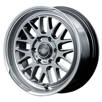 RAYS(レイズ) HOMURA ホムラ グレイスシルバー/リムDMC(QAJ) 17インチ PCD139.7 6穴