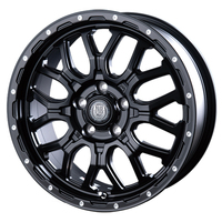 INTER MILANO(ベスト) MUD BAHN マッドバーン マットブラックピアスポリッシュ 18インチ PCD114.3 5穴