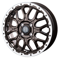 INTER MILANO(ベスト) MUD BAHN マッドバーン XR-800M グロスブロンズリムポリッシュ 12インチ PCD100.0 4穴