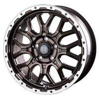 INTER MILANO(ベスト) MUD BAHN マッドバーン グロスブロンズリムポリッシュ 17インチ PCD114.3 5穴