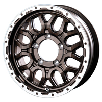 INTER MILANO(ベスト) MUD BAHN マッドバーン グロスブロンズリムポリッシュ 16インチ PCD139.7 5穴