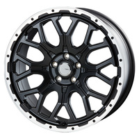 INTER MILANO(ベスト) MUD BAHN マッドバーン マットブラック/リムポリッシュ 20インチ PCD114.3 5穴