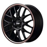 MID(マルカ) MID EXCLUSIVE 820F セミグロスブラック/デュアルポリッシュ/ピンクゴールドクリア 18インチ PCD114.3 5穴