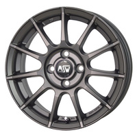 HOT STUFF(ホットスタッフ) MSW マットガンメタル 15インチ PCD98.0 4穴