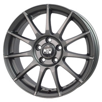 HOT STUFF(ホットスタッフ) MSW MSW85-2 マットガンメタル 15インチ PCD112.0 5穴