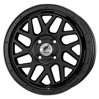 SUPER STAR(スーパースター) LODIO DRIVE ロディオドライブ マットブラック 15インチ PCD100.0 4穴