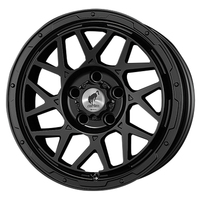 SUPER STAR(スーパースター) LODIO DRIVE ロディオドライブ 8M MONO マットブラック 16インチ PCD139.7 5穴