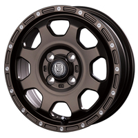 INTER MILANO(ベスト) MUD BAHN マッドバーン XR-910K マットブロンズピアスポリッシュ 15インチ PCD100.0 4穴