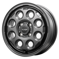 JAOS(ジャオス) ADAMAS アダマス MIL8 マットガンメタリック 14インチ PCD100.0 4穴