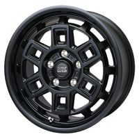 HOT STUFF(ホットスタッフ) MAD CROSS マッドクロス マットブラック 16インチ PCD114.3 5穴