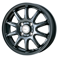 INTER MILANO(ベスト) AZ SPORTS エーゼットスポーツ FS-10 ダークグレーメタリック 12インチ PCD100.0 4穴