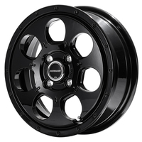 MID(マルカ) MID WHEELS セミグロスブラック 14インチ PCD100.0 4穴