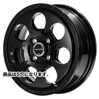 MID(マルカ) MID WHEELS MUD AGENT セミグロスブラック 16インチ PCD114.3 5穴