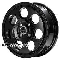 MID(マルカ) MID WHEELS セミグロスブラック 16インチ PCD139.7 5穴