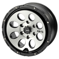 4×4Engineering(エンジニアリング) Air/G エアージー マットブラックブラッシュド 17インチ PCD139.7 6穴