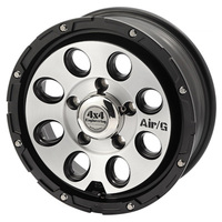 4×4Engineering(エンジニアリング) Air/G エアージー Massive(マッシブ) マットブラックブラッシュド 16インチ PCD139.7 5穴