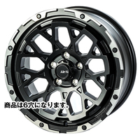 4×4Engineering(エンジニアリング) Air/G エアージー マットブラック/リムDC 17インチ PCD139.7 6穴