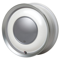 HEART VOICE(ハートボイス) Lovely Sweet Label ラブリー スイート レーベル anam(アナム) パールホワイト/ポリッシュリム 14インチ PCD100.0 4穴