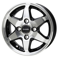 HOT STUFF(ホットスタッフ) Valette ヴァレット ANKRAY(アンクレイ) ブラックポリッシュ 12インチ PCD100.0 4穴