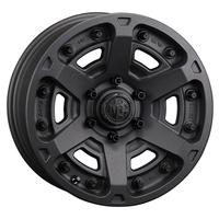 CRIMSON(クリムソン) MG エムジー ARMOR FF(アーマー) ショットガンブラック 16インチ PCD139.7 6穴