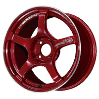 YOKOHAMA(ヨコハマ) ADVAN Racing アドバン レーシング TC-4 レーシングキャンディーレッド&リング 15インチ PCD100.0 4穴