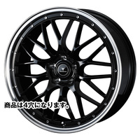 Weds(ウェッズ) NOVARIS ノヴァリス ASSETE M1(アセット) ブラック/リムポリッシュ 15インチ PCD100.0 4穴