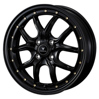 Weds(ウェッズ) NOVARIS ノヴァリス ブラック/ゴールドピアス 16インチ PCD100.0 4穴