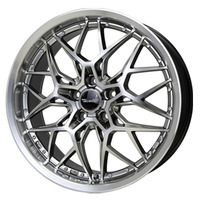 HOT STUFF(ホットスタッフ) Precious プレシャス AST M5(アスト) ハイパーシルバーポリッシュ 17インチ PCD114.3 5穴