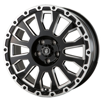 ABE SHOKAI(阿部商会) LA STRADA ラ ストラーダ AVENTURA(アベンチュラ) グロスブラック+ミリング 17インチ PCD114.3 5穴