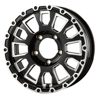 ABE SHOKAI(阿部商会) LA STRADA ラ ストラーダ グロスブラック+ミリング 16インチ PCD139.7 5穴