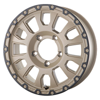 ABE SHOKAI(阿部商会) LA STRADA ラ ストラーダ ソリッドデザート+ブラックアノダイズドリム 16インチ PCD139.7 5穴