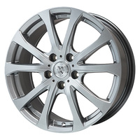 BIG WAY(ビッグウェイ) T.R.G ティーアールジー BAHN(バーン) 2【TOYOTA M14球面ボルト対応】 メタルグレー 17インチ PCD114.3 5穴