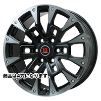 BIG WAY(ビッグウェイ) B-LUGNAS ビーラグナス ブラックポリッシュ/ブラッククリア 12インチ PCD100.0 4穴