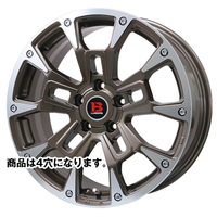 BIG WAY(ビッグウェイ) B-LUGNAS ビーラグナス ブロンズポリッシュ 12インチ PCD100.0 4穴