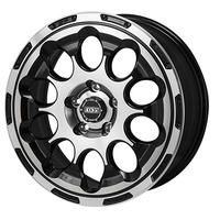 KIT JAPAN(コーセイ) BOTTOM GARCIA ボトムガルシア CHRONO(クロノ) ブラックポリッシュ 17インチ PCD114.3 5穴