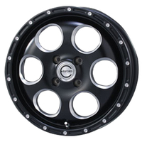 ELFORD(明和) Bloodstock ブラッドストック Blood stock 1piece K’S(ブラッドストック) マットブラック/ミルディンプル 15インチ PCD100.0 4穴