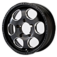 ELFORD(明和) Bloodstock ブラッドストック Blood stock 1piece(ブラッドストック) マットブラック 16インチ PCD139.7 5穴