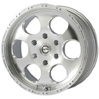 ELFORD(明和) Bloodstock ブラッドストック Blood stock 1piece(ブラッドストック) シルバーポリッシュ 17インチ PCD139.7 6穴